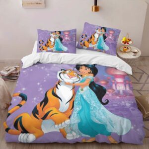 Alternative view of Housse De Couette Jasmine et Rajah – Aladdin 04 Parure de lit Ensemble De Literie