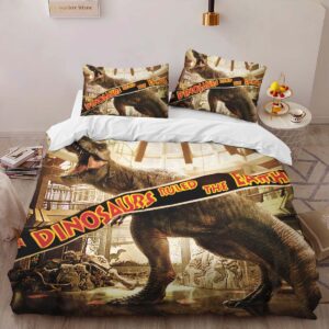 Alternative view of Housse De Couette Jurassic World Dinosaure au Musée Parure de lit Ensemble De Literie