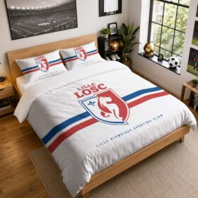 Housse De Couette LOSC Lille 20 Parure de lit Ensemble De Literie – LOSC Ligue 1