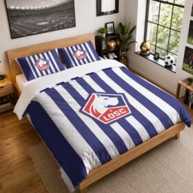 Housse De Couette LOSC Lille 24 Parure de lit Ensemble De Literie – LOSC Ligue 1