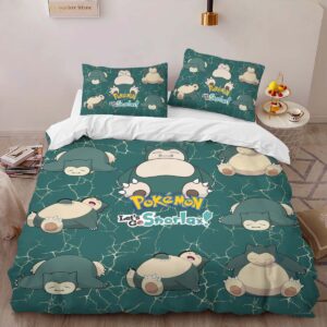 Alternative view of Housse De Couette Ronflex « Let’s Go » Pokémon Parure de lit Ensemble De Literie