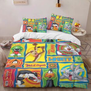 Alternative view of Housse De Couette Looney Tunes Tous les personnages 07 Parure de lit Ensemble De Literie