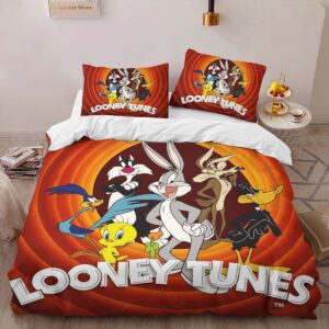 Alternative view of Housse De Couette Looney Tunes Tous les personnages 11 Parure de lit Ensemble De Literie