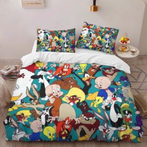 Alternative view of Housse De Couette Looney Tunes Tous les personnages 14 Parure de lit Ensemble De Literie