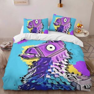 Alternative view of Housse De Couette Lama de Butin Fortnite 2 Parure de lit Ensemble De Literie