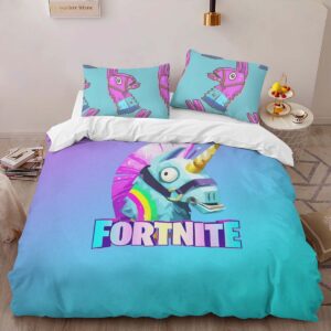 Alternative view of Housse De Couette Lama de Butin Fortnite 4 Parure de lit Ensemble De Literie