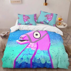 Alternative view of Housse De Couette Lama de Butin Fortnite 5 Parure de lit Ensemble De Literie