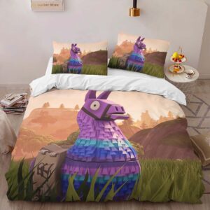 Alternative view of Housse De Couette Lama de Butin Fortnite Battle Royale Parure de lit Ensemble De Literie