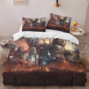 Alternative view of Housse De Couette Personnages Le Seigneur des Anneaux 2 Parure de lit Ensemble De Literie
