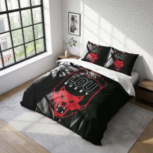 Housse De Couette Lou Lyon Olympique Universitaire Rugby Club Parure de lit Ensemble De Literie Rugby - Model 04