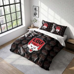 Housse De Couette Lou Lyon Olympique Universitaire Rugby Club Parure de lit Ensemble De Literie Rugby - Model 05
