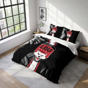 Housse De Couette Lou Lyon Olympique Universitaire Rugby Club Parure de lit Ensemble De Literie Rugby - Model 07