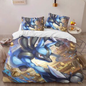 Alternative view of Housse De Couette Lucario Pokémon 15 Parure de lit Ensemble De Literie