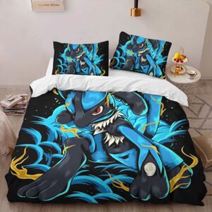 Alternative view of Housse De Couette Lucario Pokémon 4 Parure de lit Ensemble De Literie
