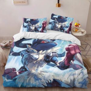 Alternative view of Housse De Couette Lucario Pokémon 6 Parure de lit Ensemble De Literie