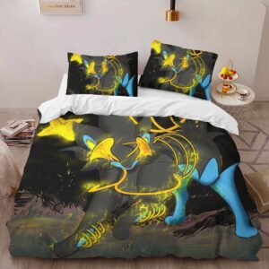 Alternative view of Housse De Couette Luxray Pokémon Parure de lit Ensemble De Literie