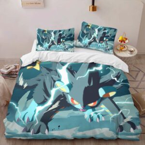 Alternative view of Housse De Couette Luxray Pokémon 2 Parure de lit Ensemble De Literie