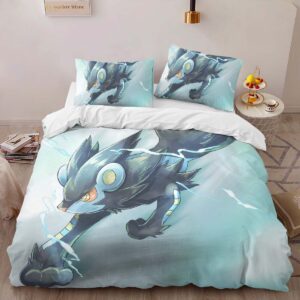 Alternative view of Housse De Couette Luxray Pokémon 4 Parure de lit Ensemble De Literie