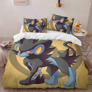 Alternative view of Housse De Couette Luxray Pokémon 5 Parure de lit Ensemble De Literie