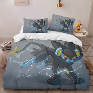 Alternative view of Housse De Couette Luxray Pokémon 7 Parure de lit Ensemble De Literie