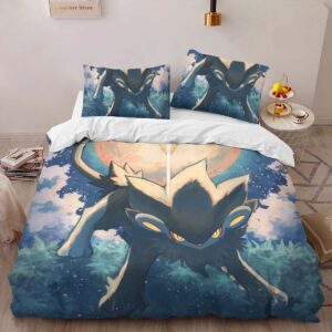 Alternative view of Housse De Couette Luxray Pokémon 8 Parure de lit Ensemble De Literie
