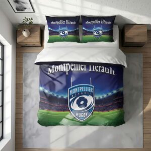 Alternative view of Housse De Couette MHR Montpellier Hérault Rugby Club Parure de lit Ensemble De Literie Rugby - Model 14