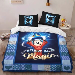 Alternative view of Housse De Couette Mickey Mouse Magicien « Believe in Magic » Parure de lit Ensemble De Literie