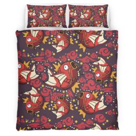Housse De Couette Magicarpe Shiny Pokémon Eau Parure de lit Ensemble De Literie