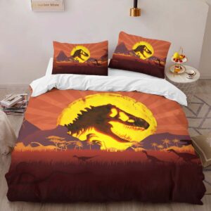 Alternative view of Housse De Couette Vue Majestueuse de Jurassic Park Parure de lit Ensemble De Literie