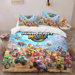 Alternative view of Housse De Couette Mario Kart Monde Parure de lit Ensemble De Literie