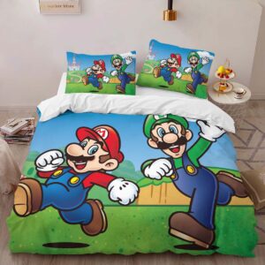Alternative view of Housse De Couette Mario et Luigi Super Mario 4 Parure de lit Ensemble De Literie