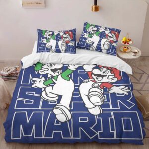 Alternative view of Housse De Couette Mario et Luigi Super Mario 5 Parure de lit Ensemble De Literie