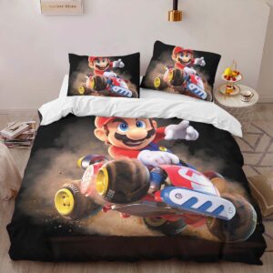 Alternative view of Housse De Couette Mario dans Mario Kart Monde 2 Parure de lit Ensemble De Literie