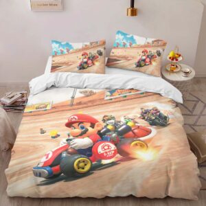 Alternative view of Housse De Couette Mario dans Mario Kart Monde 3 Parure de lit Ensemble De Literie