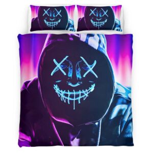 Housse De Couette Marshmello Fortnite Série Icône 2 Parure de lit Ensemble De Literie