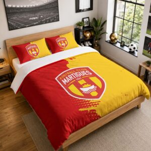 Housse De Couette FC Martigues 01 Parure de lit Ensemble De Literie - FCM Ligue 2