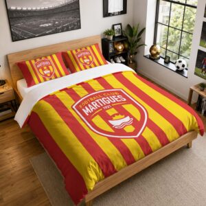 Housse De Couette FC Martigues 05 Parure de lit Ensemble De Literie - FCM Ligue 2
