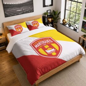 Housse De Couette FC Martigues 06 Parure de lit Ensemble De Literie – FCM Ligue 2