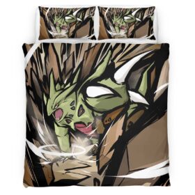 Housse De Couette Méga-Tyranocif Pokémon Parure de lit Ensemble De Literie