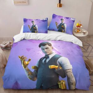 Alternative view of Housse De Couette Midas Fortnite Skin 02 Parure de lit Ensemble De Literie
