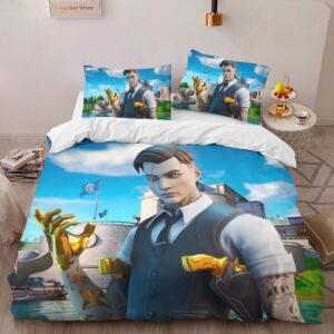 Alternative view of Housse De Couette Midas Fortnite Skin Stylé Parure de lit Ensemble De Literie