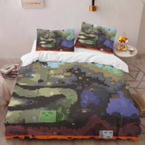 Alternative view of Housse De Couette Minecraft Tous les Blocs Parure de lit Ensemble De Literie