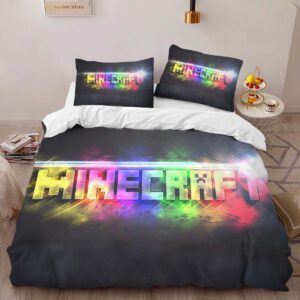 Alternative view of Housse De Couette Minecraft Coloré Parure de lit Ensemble De Literie