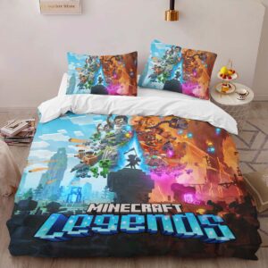 Alternative view of Housse De Couette Minecraft Legends Combat Parure de lit Ensemble De Literie