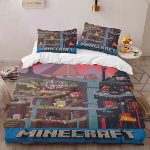 Alternative view of Housse De Couette Minecraft Samcube Parure de lit Ensemble De Literie