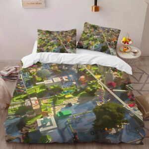 Alternative view of Housse De Couette Minecraft Monde 1 Parure de lit Ensemble De Literie