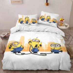 Alternative view of Housse De Couette Minions Appel Banane Parure de lit Ensemble De Literie