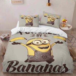 Alternative view of Housse De Couette Minions Powered by Bananas Parure de lit Ensemble De Literie