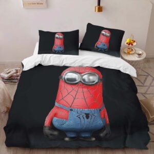 Alternative view of Housse De Couette Minions et Spider-Man Parure de lit Ensemble De Literie