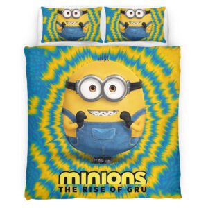 Housse De Couette Minions : L’Ascension de Gru 02 Parure de lit Ensemble De Literie